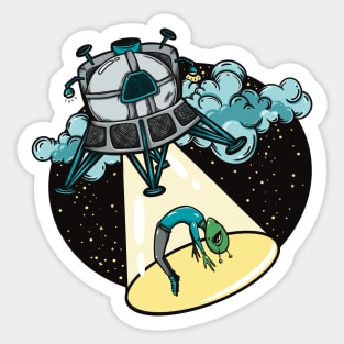 Reverse Abduction Sticker